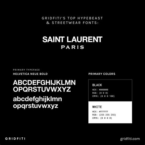 ysl website font|what font does ysl use.